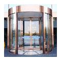 Deper luxury commercial auto motor glass sensor automatic revolving door for sale